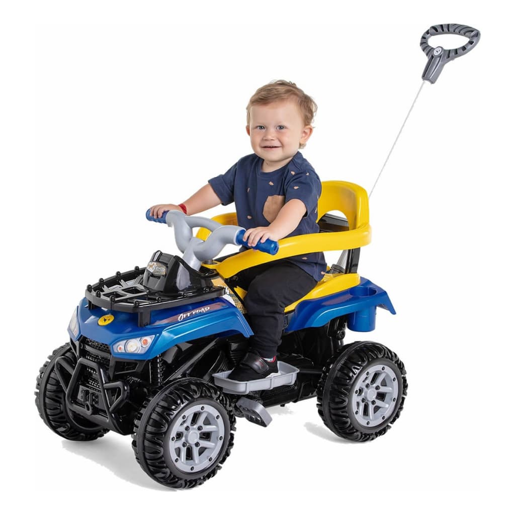 Carrinho andador de passeio a pedal quadriciclo infantil cros up para criança Calesita