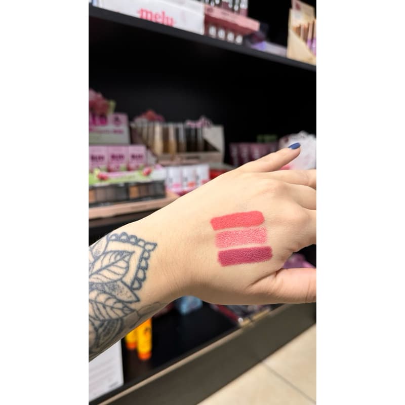 Blush Matte em Bastão Alta Pigmentação Lua e Neve Blush Jelly