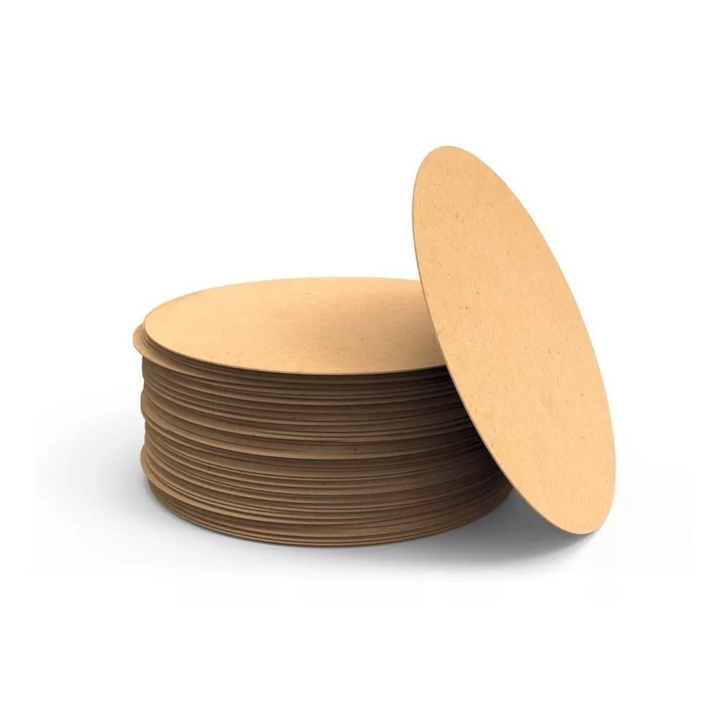 Kit 12 Sousplat Decoração Cozinha MDF para Mesa Base Capa Tecido Mesa Posta Jogo Americano