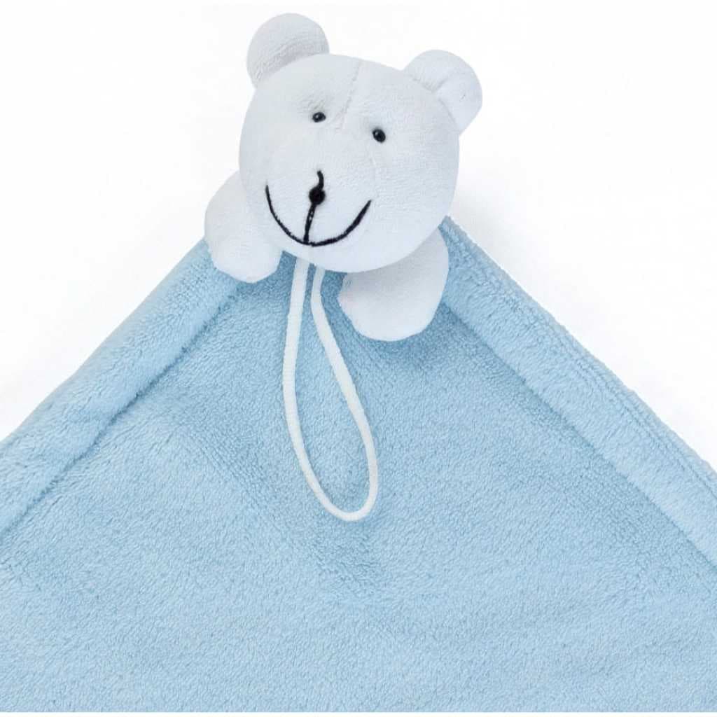 Naninha para Bebe de Menino ou Menina Menino Cheirinho Paninho macia e linda com Bichinho de Pelúcia