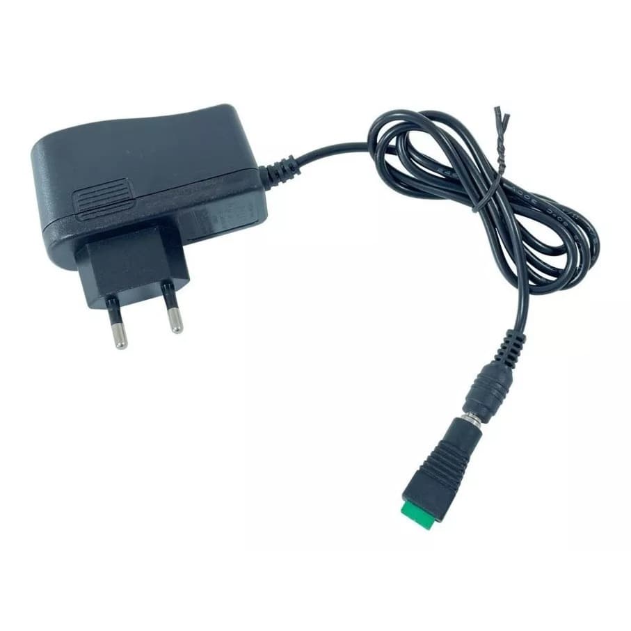 Fonte De Alimentação Plug P4 Cftv Fita Led + Plug Fêmea