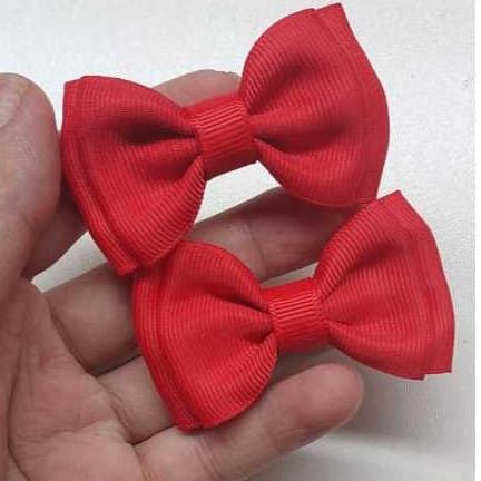 Parzinho de Laços Lacinhos Xuxinha Prendedor Amarrado Rabicó de Cabelo Infantil