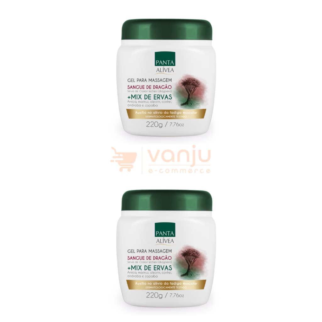 Kit 2 Alívea Gel Para Dor Muscular de 220g - Alívio Do Cansaço e Da Fadiga Muscular