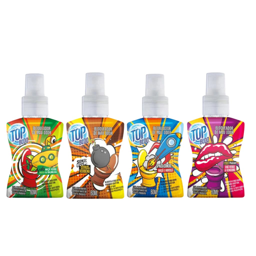 Bloqueador De Mau Odor Top 60ml - Escolha O Seu