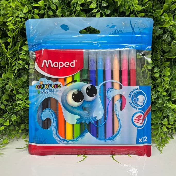 Caneta Hidrográfica Ocean 12 Cores - Maped