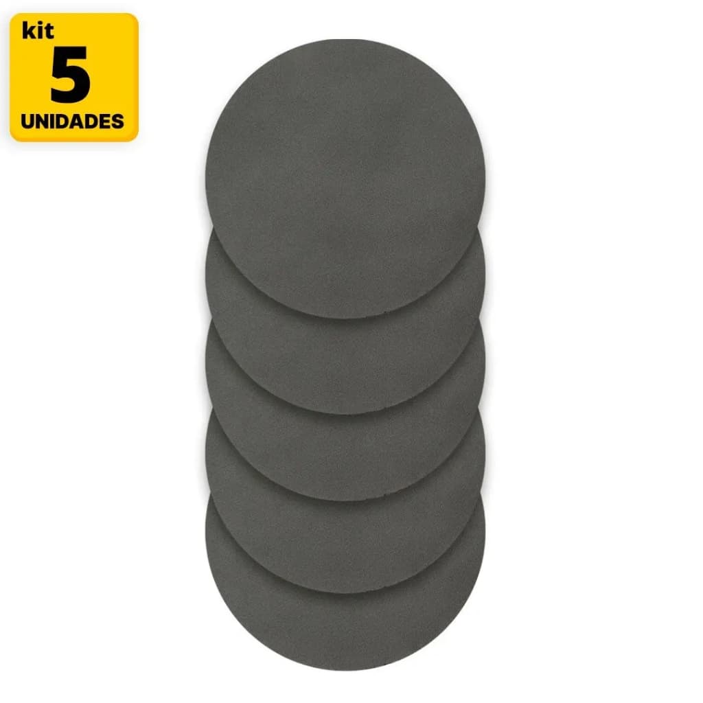 Kit De 5 Lixas De Polimento 5 Polegadas P3000 Gramatura