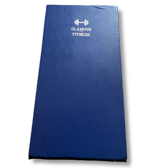Colchonete reto azul, para academia, yoga, pilates etc
