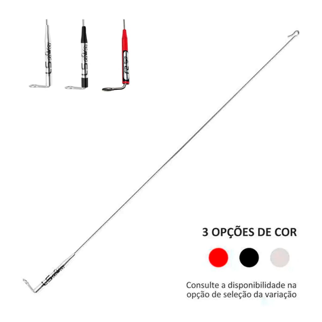 Antena Corta Pipa Moto Honda Cg 125 Fan Titan Fixa / Reta Retrovisor