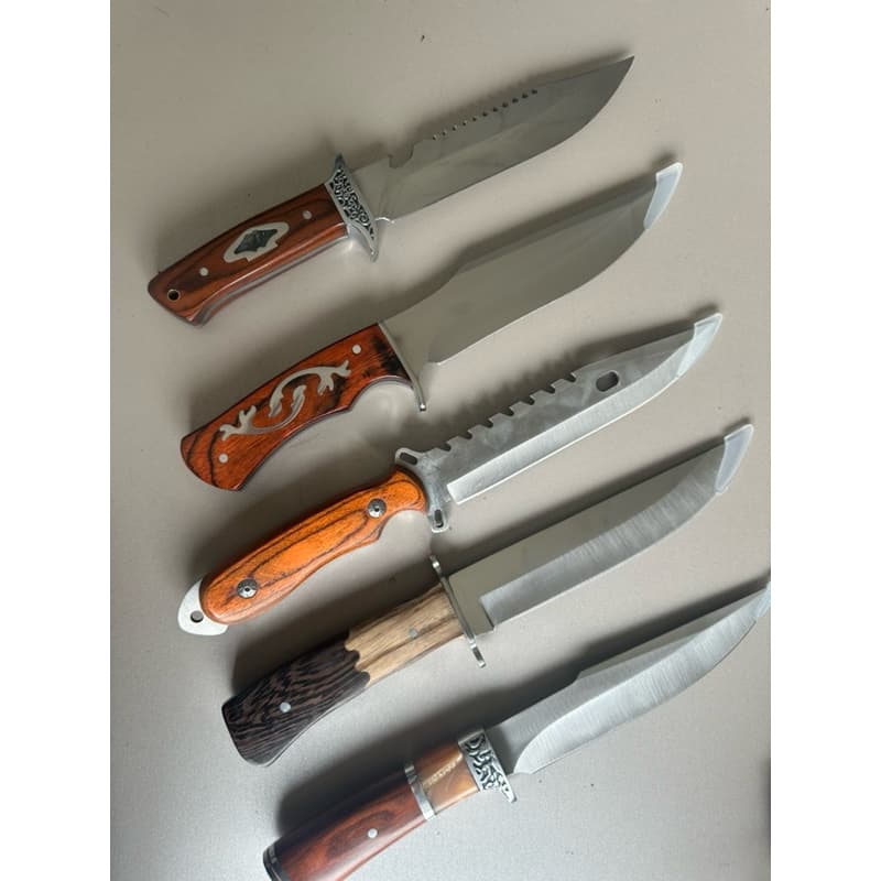 Faca Para Churrasco Profissional Luxo Super Afiada Bainha