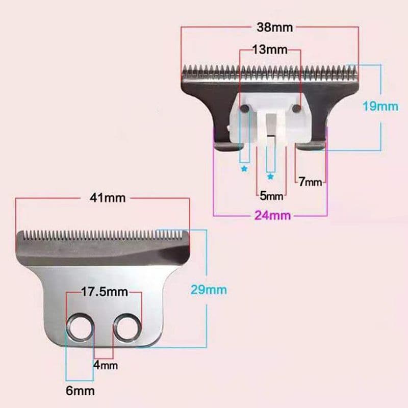 🔪 Lâminas de Substituição para Máquina Kemei 9163, e 9164🔧