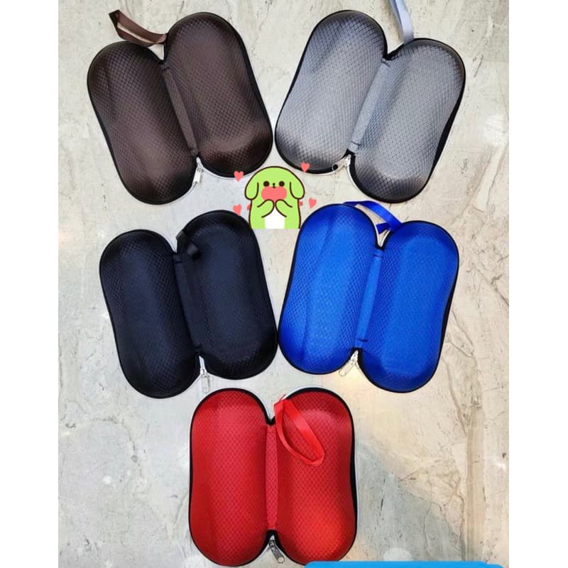 Estojo grande  Caixa Cases Para Oculos de Sol de grande  Com Ziper Diversas Cores