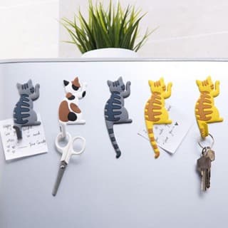 Gancho Magnético Decorativo Gato – Multiuso com Imã | 4 x 13,5 cm