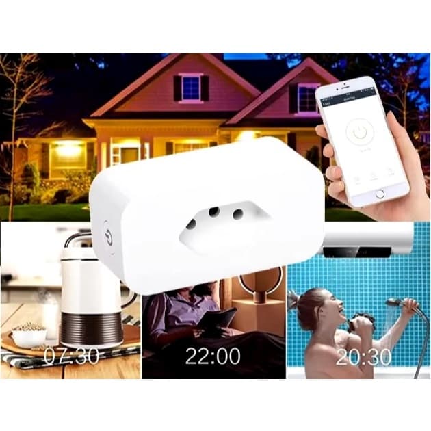 Tomada Inteligente Smart Wifi | Alexa e Google Home Automação Casa Inteligente (Envio Imediato e Rápido)