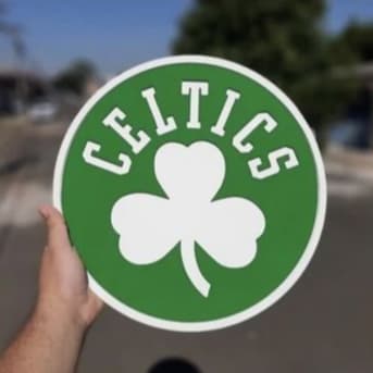 Escudo Celtics Em Alto Relevo