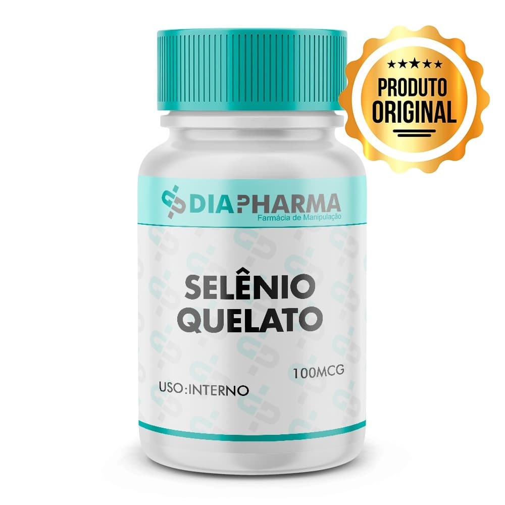 Selênio Quelato 100mcg com Laudo de Eficácia