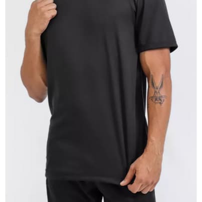 Camiseta Fitness Cinza Dryfit Academia Corrida Caminhada com Proteção Solar