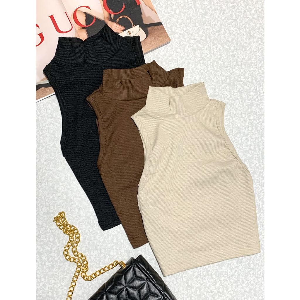 kit tres blusa regata caneladas