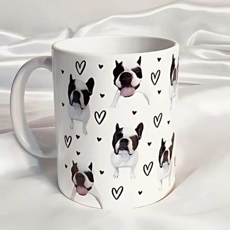 Caneca Porcelana Personalizada Com A Foto Do Seu Pet