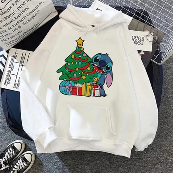 Moletom Liloalien Desenho Animado Merry Xmas Natal
