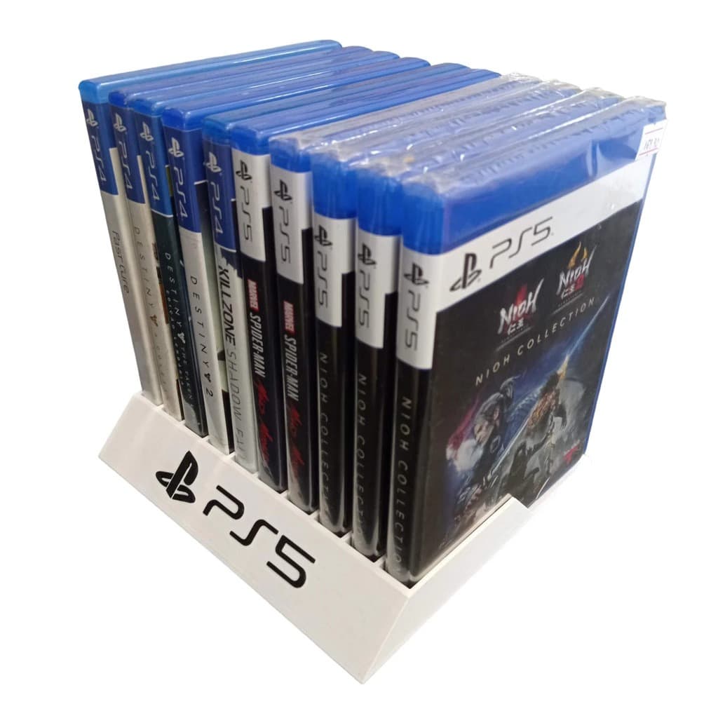 Case Suporte Organizador para Jogos CD DVD Playstation PS5 Personalizado!