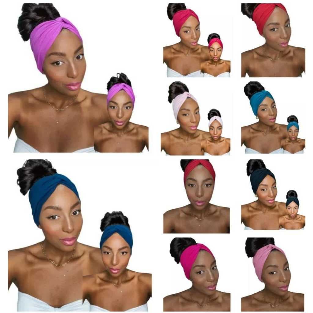 Faixa Turbante Aberto Headband Skin Care