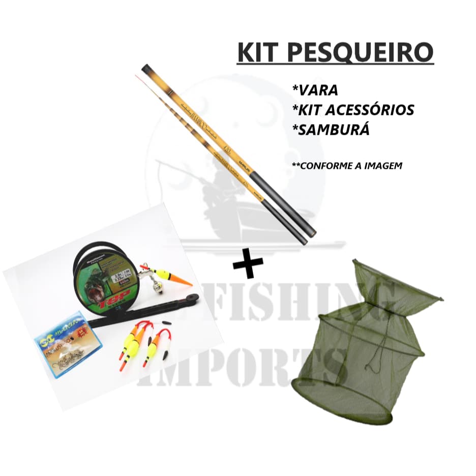 KIT PESQUEIRO - WOL FISHING