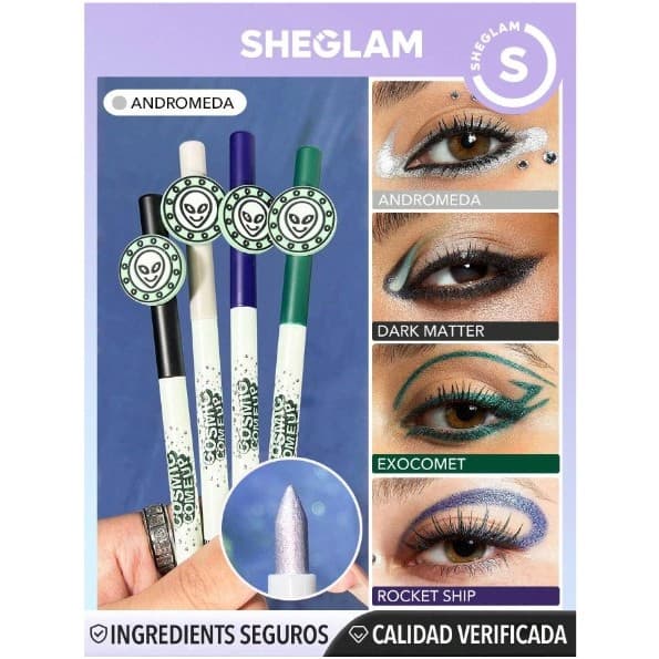 SHEGLAM Lapis Delineador Milk Way Cosmic Comeup