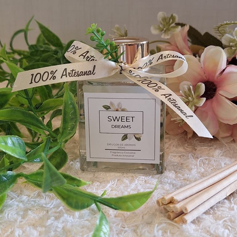 Difusor de Aromas - Sweet Dreams V! Vanilla Home - 100ml | Difusor Aromático de Ambientes - Varetas