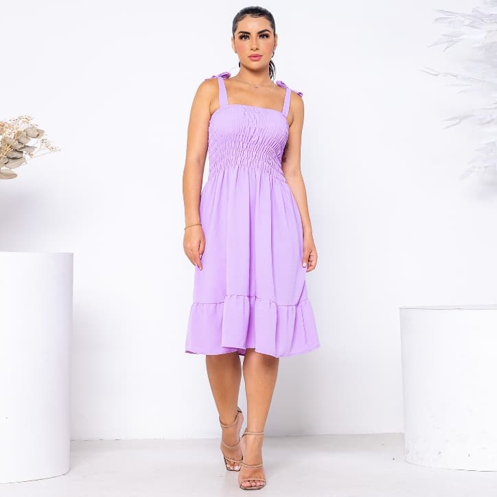 Vestido Curto De Alça Duna