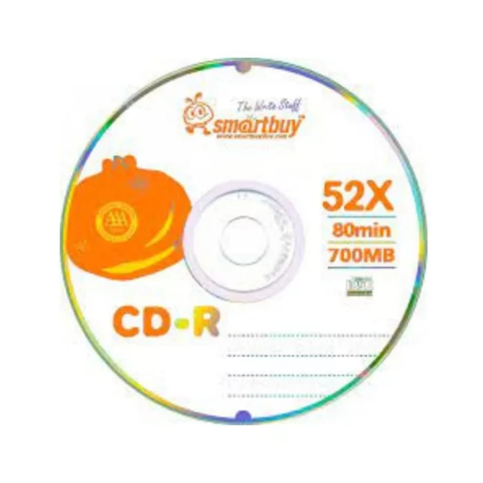 2 Cd Virgem Smartbuy 52x 700 Mb Dentro Do Envelope Grava Jogo Ps1