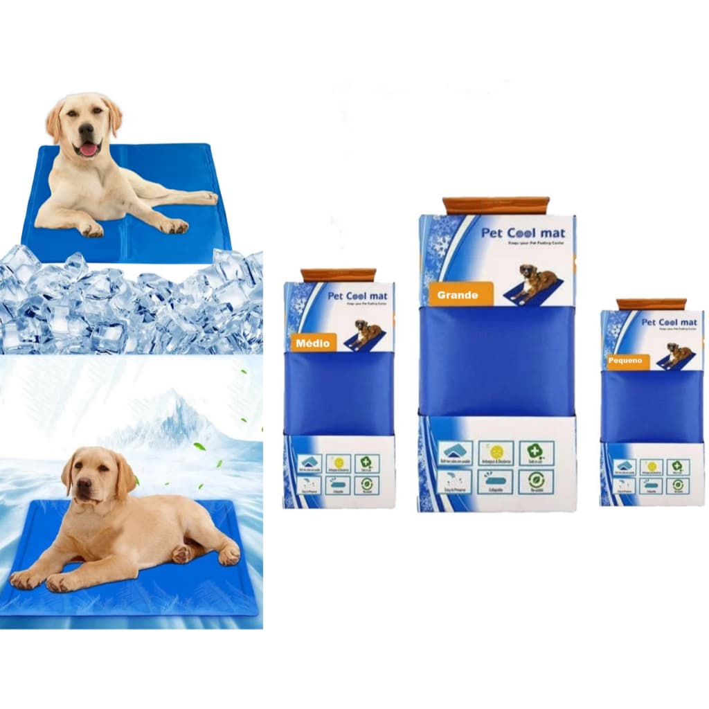 Tapete Refrescante Pet Reforçado Cachorro Cães Gatos Gelado