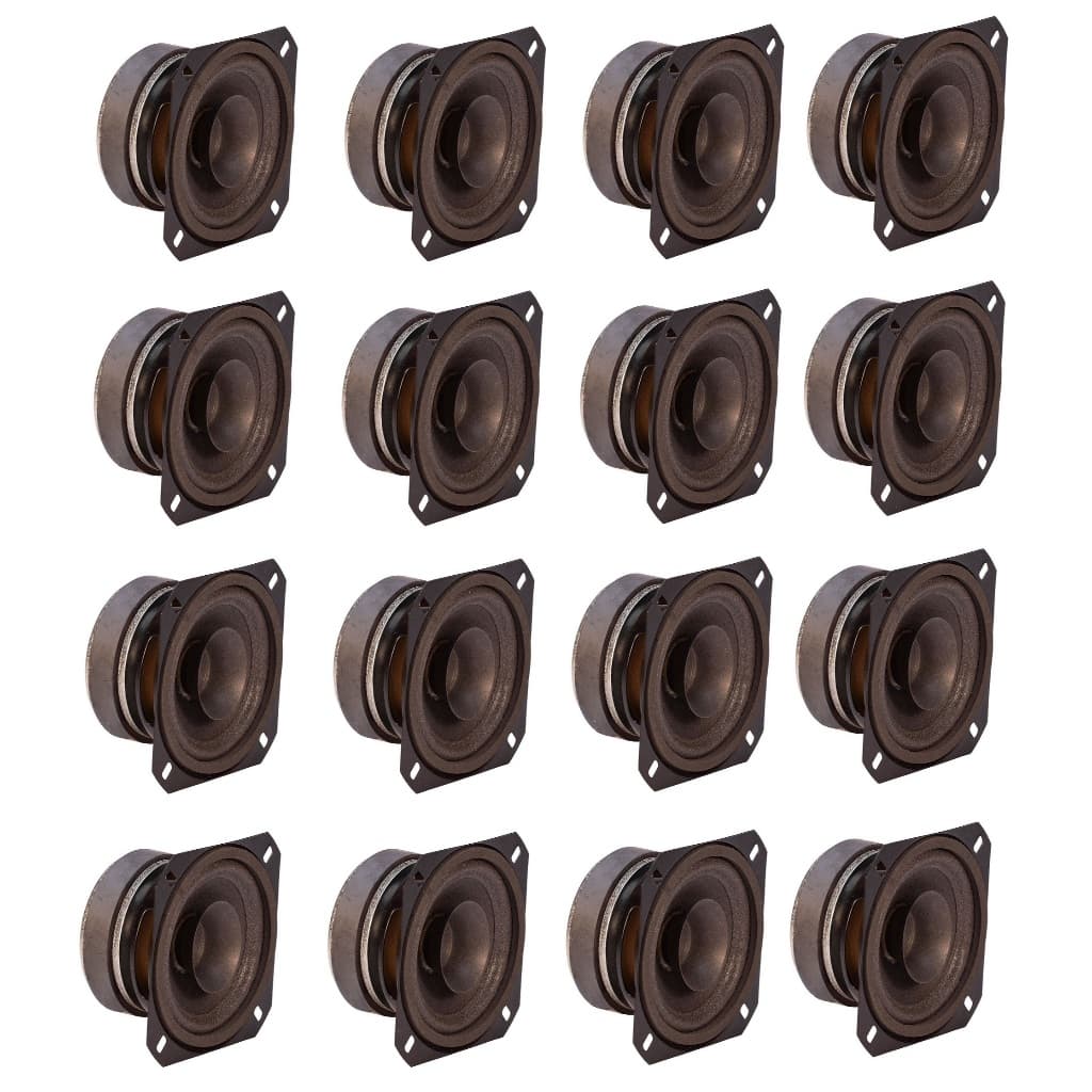 16 Alto Falante Qvs 4 Polegadas 80 rms Full Range Line Vertical Automotivo Som Automotivo Som Profissional