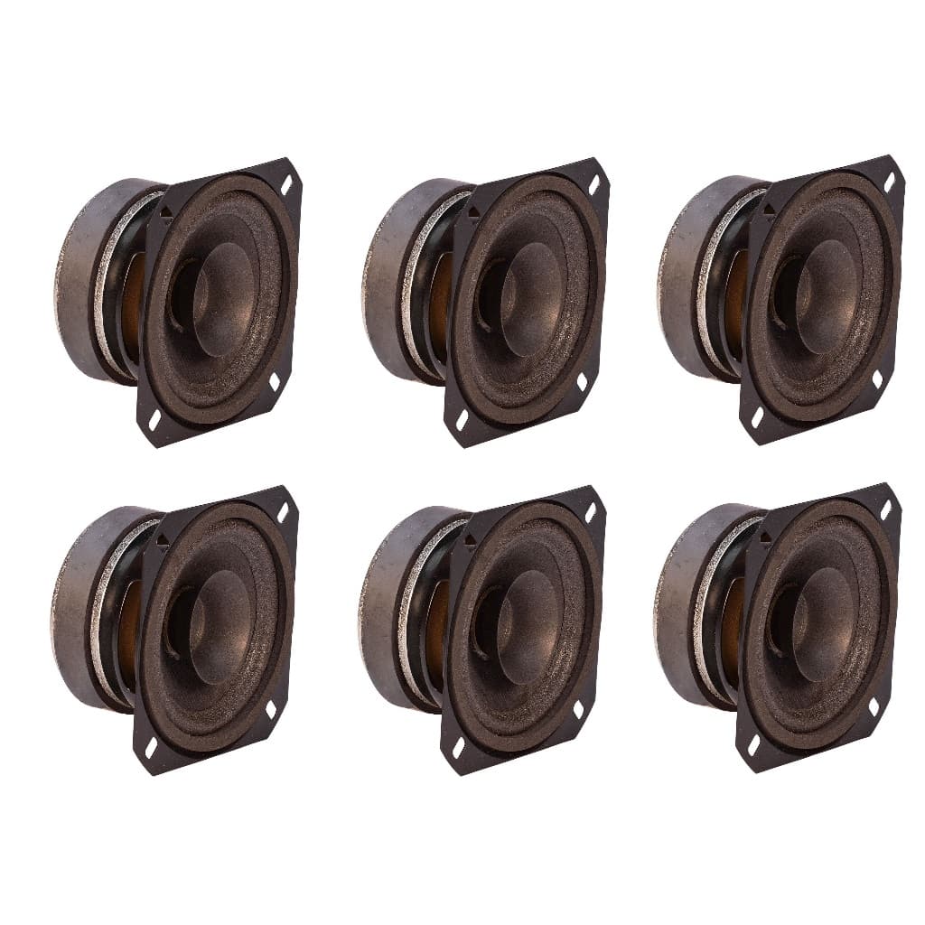 6 Alto Falante Qvs 4 Polegadas 80 rms Full Range Line Vertical Automotivo Som Automotivo Som Profissional