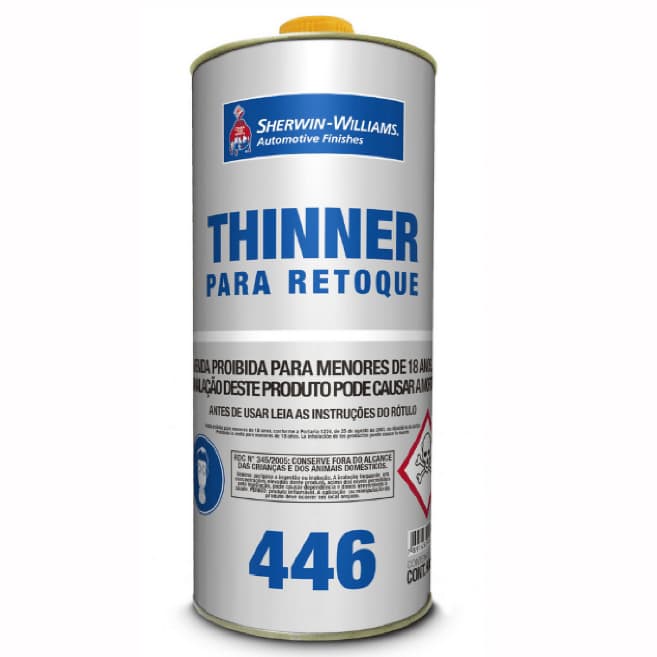 Thinner 446 Sherwin Williams 900ml Alta Qualidade Profissional