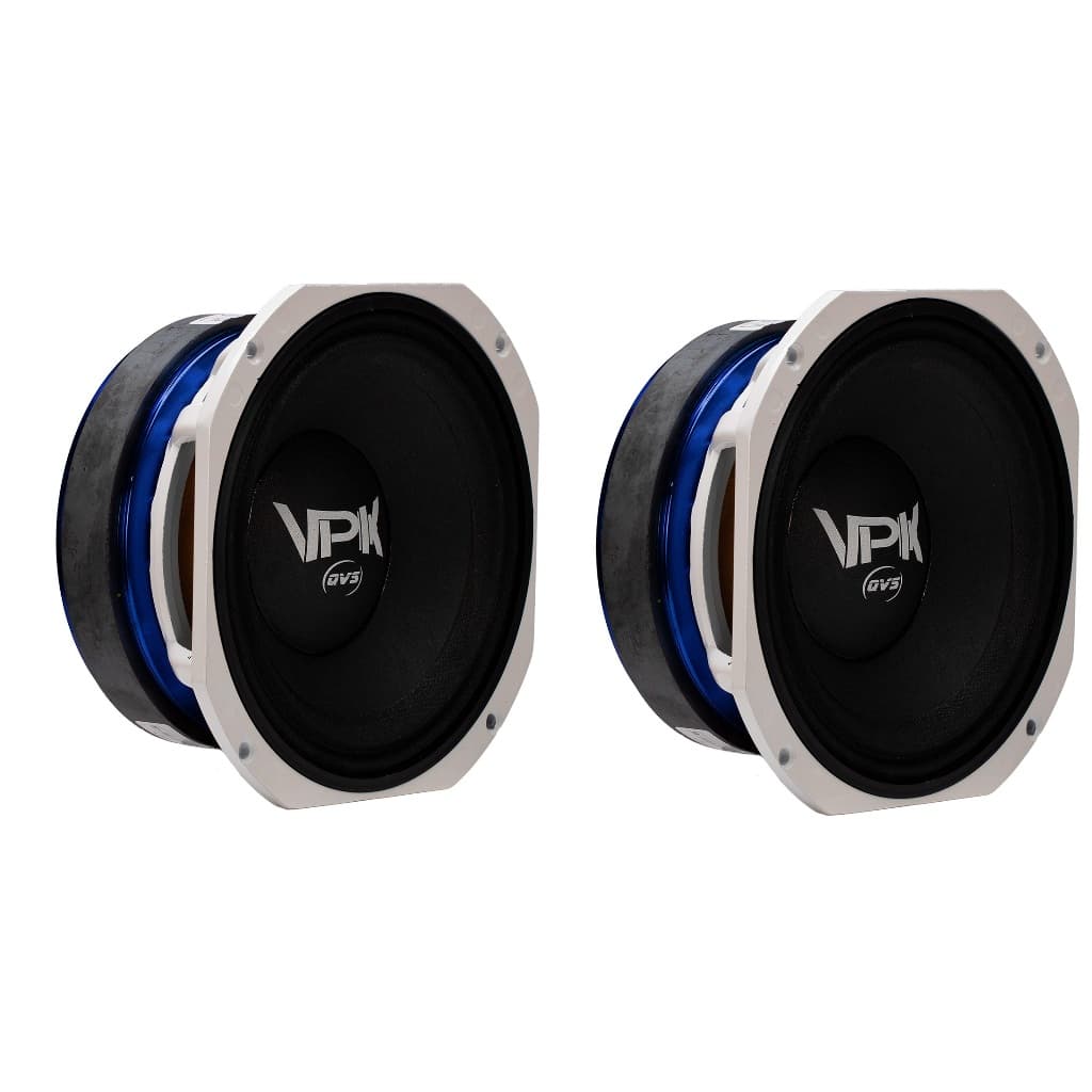 2 Alto Falante Qvs 8 55vpk 400rms Medio Grave Pancadao Som Automotivo Som Profissional Line Array Paredao BOB