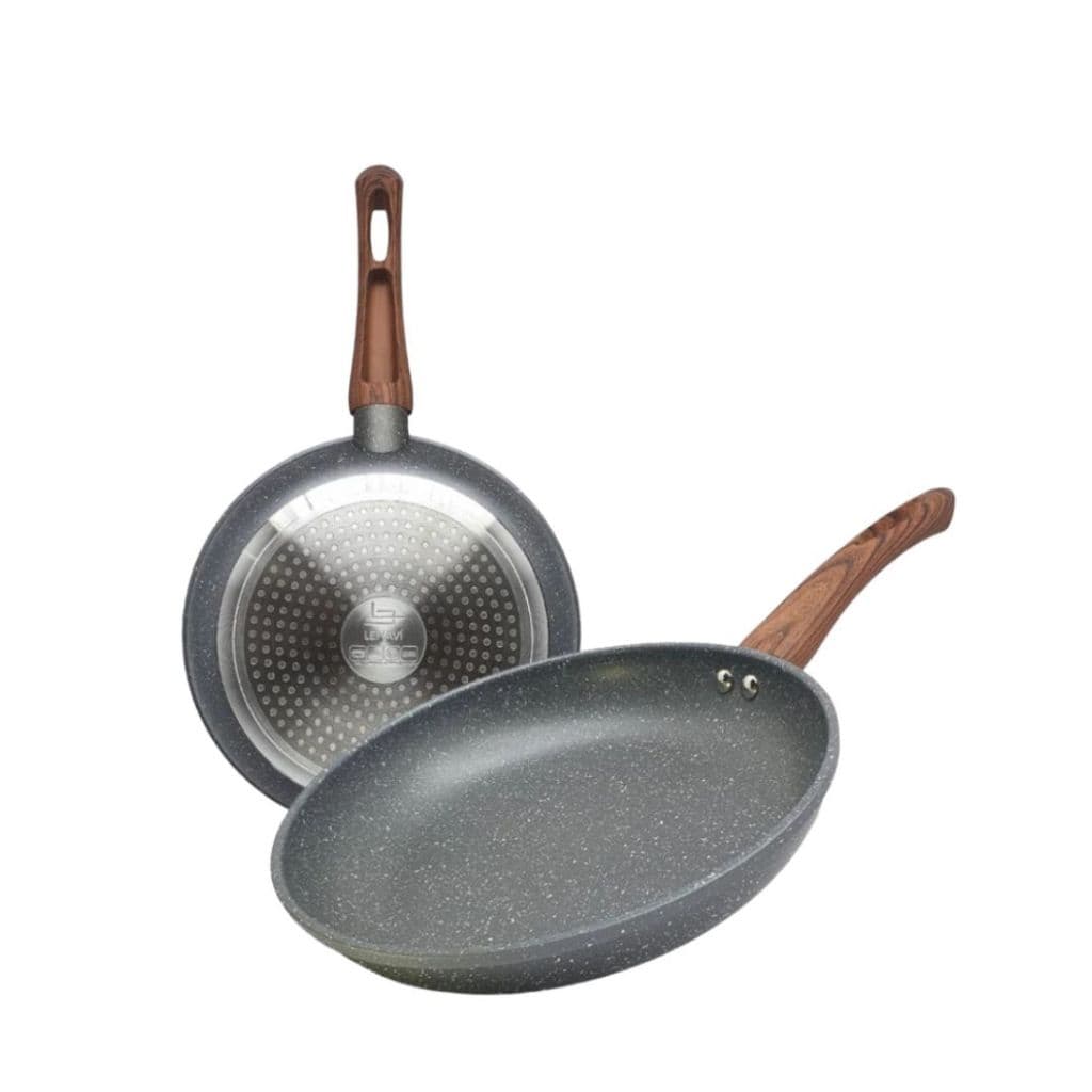 Frigideira Antiaderente Fogão Indução Gás Nanocerâmica Sem Óleo Fundo Triplo Inox Fácil Limpeza