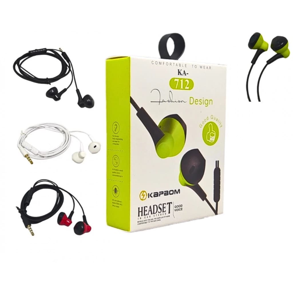 Fone de Ouvido P2 com Microfone Headset Fashion Design Kapbom KA-712