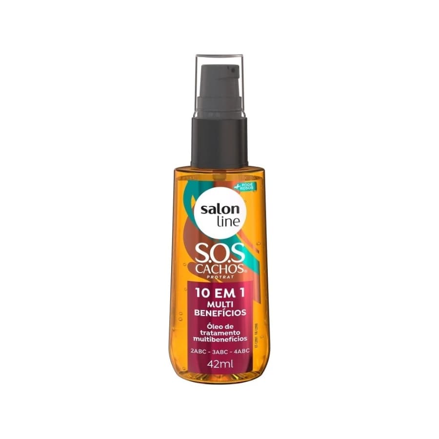 Óleo SOS Cachos 10 em 1 Multibenefícios 42ml - Salon Line