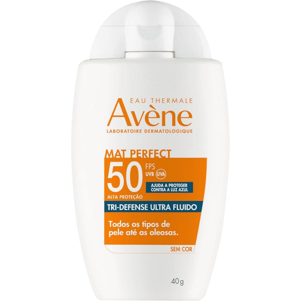 Avène Protetor Solar Facial Mat Perfect Tri-Defense Ultra Fluido FPS50 40g