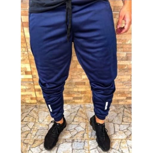 Calça Masculina Reflective, com Bolsos e Cordão de Ajuste de Cintura Novas cores
