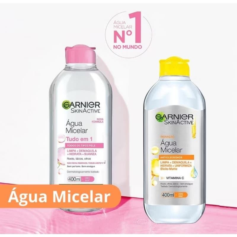 Água Micelar Garnier, SkinActive