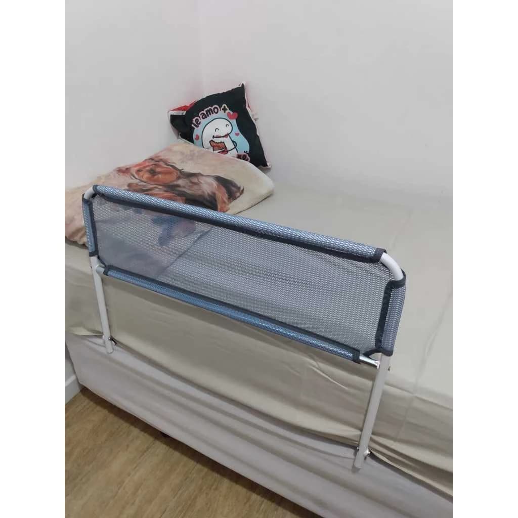 Grade de Cama AZUL para Proteção de Bebê Crianças Jovens e Idosos
