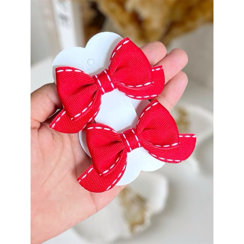 Parzinho de laços cabelo infantil