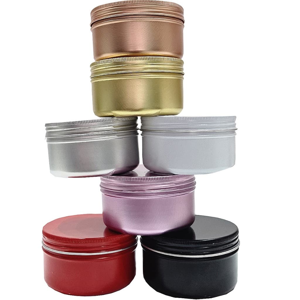 10 Latas de Alumínio 100ml Para Doces Vela Sweet Amado