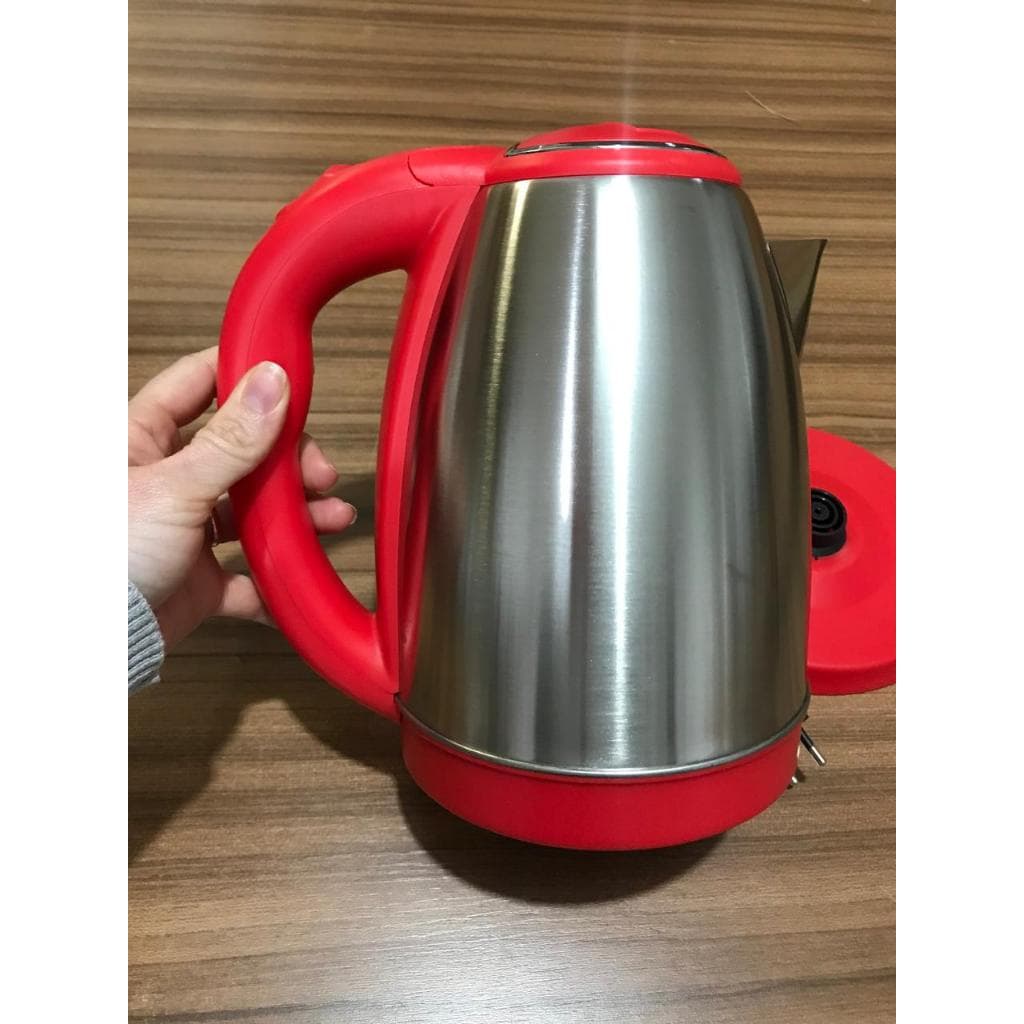 Chaleira Jarra Eletrica Vermelha 1,8l 220v e 110v De Casa Para Cozinha