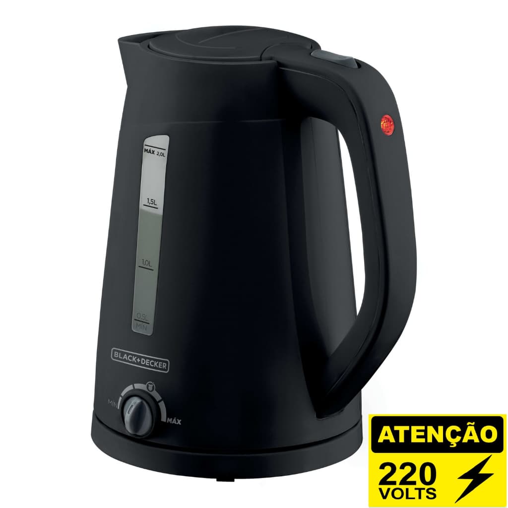 Chaleira Elétrica Black & Decker Regula temperatura - 220v