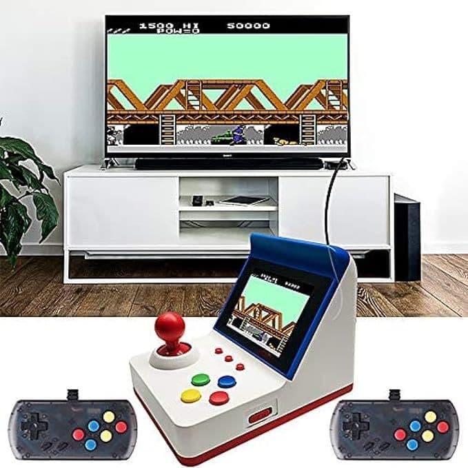 Mini Console De Jogos Fc 360 Jogos Clássicos 2 Controles Nostálgico Retrô Console De Jogos Portátil Com Joystick