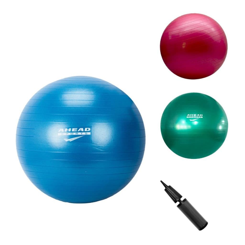 Bola de Ginástica Yoga Pilates 65cm Bola de Pilates Inflável Anti Estouro Ahead Sports
