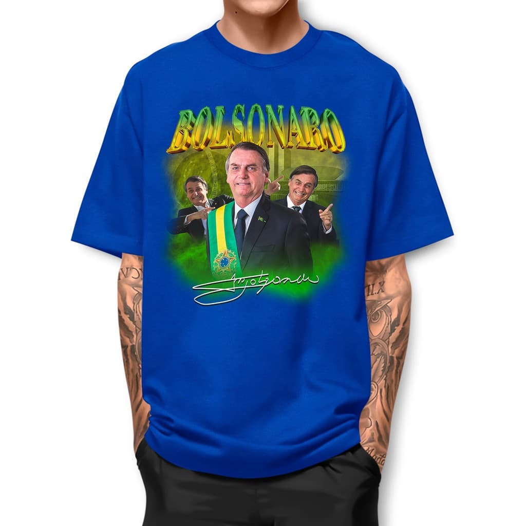 Camiseta Bolsonaro Presidente conforto e estilo de Alta Qualidade M1 Camisa Only