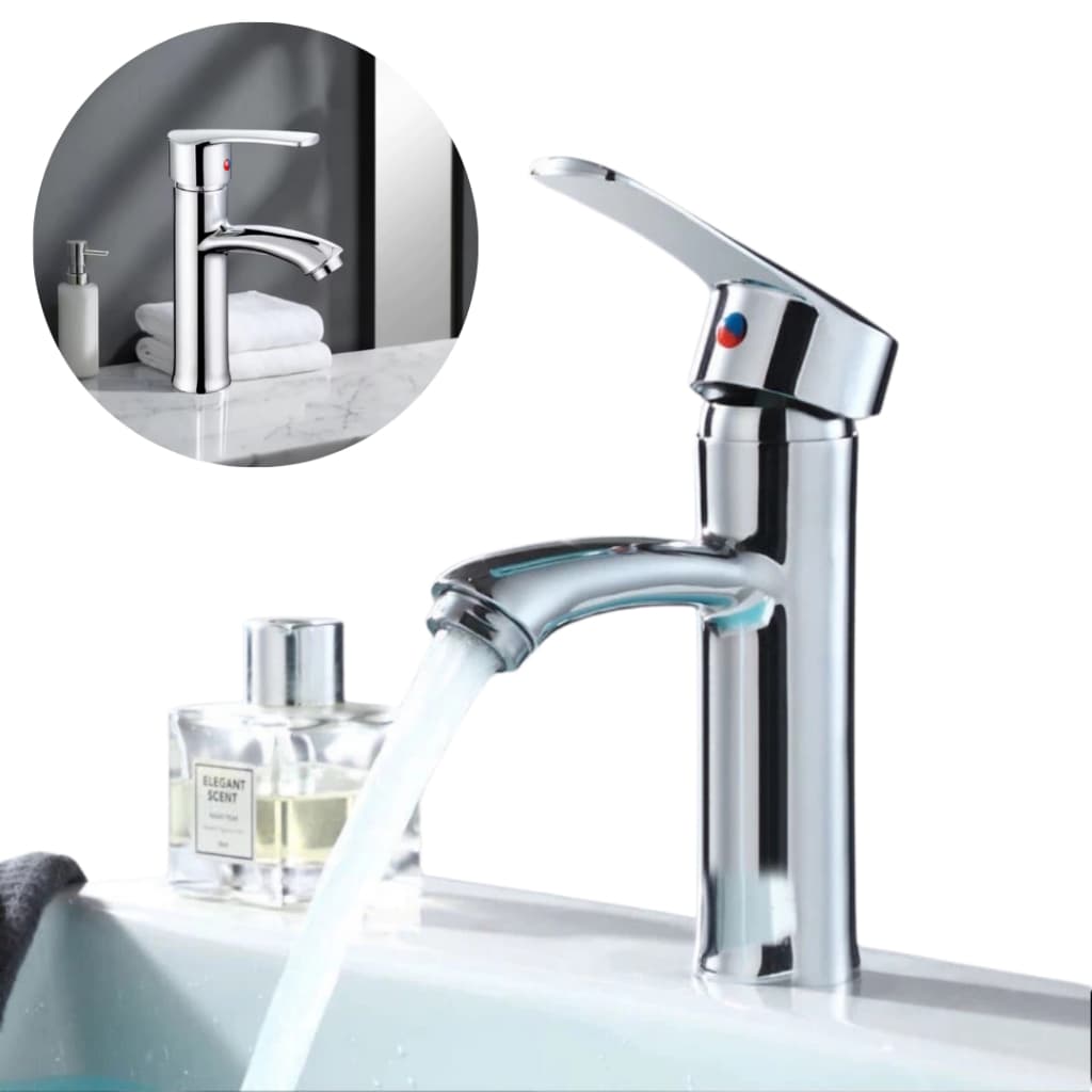 Torneira Para Banheiro Aço Inox Metal Luxo Lavabo Cuba Pia Misturador Água